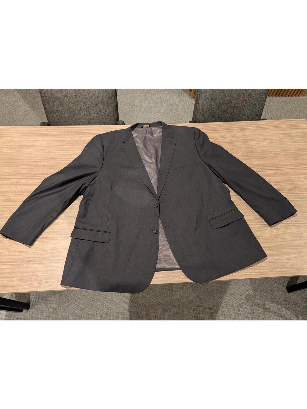 Caravelli Super 150's Black Dress Coat 42